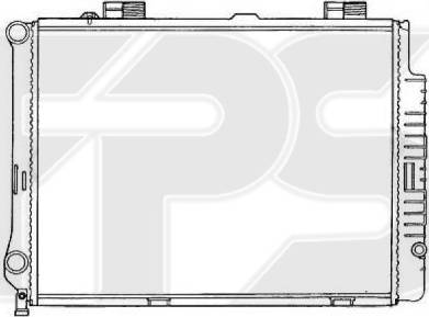 FPS FP 46 A231 - Радиатор, охлаждение двигателя autospares.lv