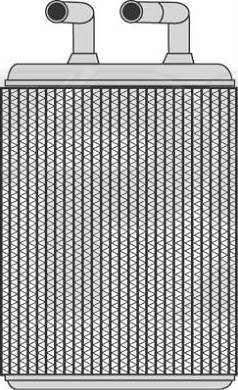 FPS FP 40 N195-X - Теплообменник, отопление салона autospares.lv