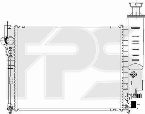 FPS FP 54 A335 - Радиатор, охлаждение двигателя autospares.lv