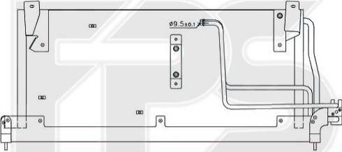 FPS FP 52 K136-X - Конденсатор кондиционера autospares.lv