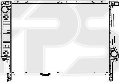 FPS FP 14 A23 - Радиатор, охлаждение двигателя autospares.lv