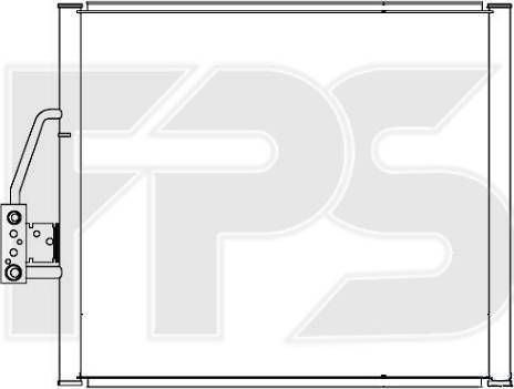 FPS FP 14 K12 - Конденсатор кондиционера autospares.lv