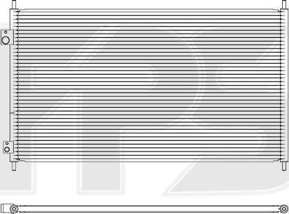 FPS FP 30 K261-X - Конденсатор кондиционера autospares.lv