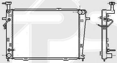 FPS FP 32 A664 - Радиатор, охлаждение двигателя autospares.lv