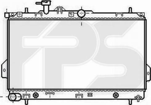 FPS FP 32 A661 - Радиатор, охлаждение двигателя autospares.lv