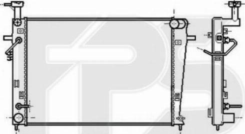 FPS FP 32 A1433-X - Радиатор, охлаждение двигателя autospares.lv