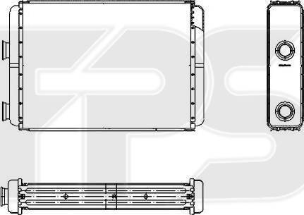 FPS FP 26 N13-X - Теплообменник, отопление салона autospares.lv