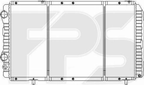 FPS FP 20 A723 - Радиатор, охлаждение двигателя autospares.lv