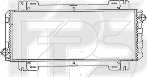 FPS FP 28 A151 - Радиатор, охлаждение двигателя autospares.lv