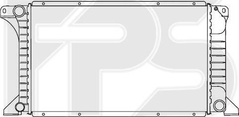 FPS FP 28 A735 - Радиатор, охлаждение двигателя autospares.lv