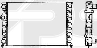 FPS FP 74 A427-P - Радиатор, охлаждение двигателя autospares.lv