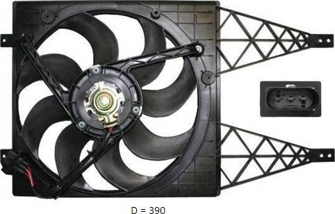 FPS FP 74 W163 - Вентилятор, охлаждение двигателя autospares.lv