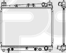 FPS FP 70 A534 - Радиатор, охлаждение двигателя autospares.lv