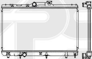 FPS FP 70 A535 - Радиатор, охлаждение двигателя autospares.lv