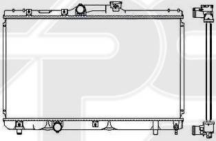 FPS FP 70 A537 - Радиатор, охлаждение двигателя autospares.lv