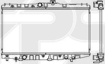 FPS FP 70 A528 - Радиатор, охлаждение двигателя autospares.lv