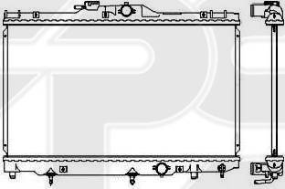 FPS FP 70 A522 - Радиатор, охлаждение двигателя autospares.lv