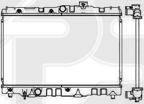 FPS FP 70 A1173 - Радиатор, охлаждение двигателя autospares.lv