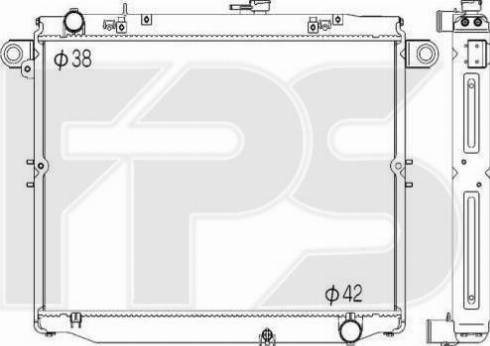 FPS FP 70 A1299 - Стартер autospares.lv