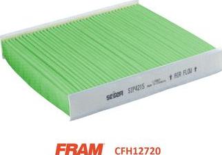 FRAM CFH12699 - Фильтр воздуха в салоне autospares.lv