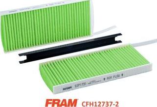 FRAM CFH12695 - Фильтр воздуха в салоне autospares.lv