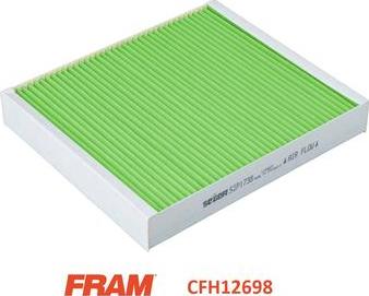 FRAM CFH12698 - Фильтр воздуха в салоне autospares.lv