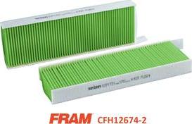 FRAM CFH12684 - Фильтр воздуха в салоне autospares.lv