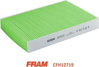 FRAM CFH12716 - Фильтр воздуха в салоне autospares.lv
