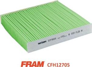 FRAM CFH12713 - Фильтр воздуха в салоне autospares.lv