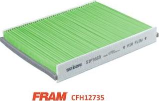 FRAM CFH12712 - Фильтр воздуха в салоне autospares.lv