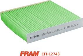 FRAM CFH12726 - Фильтр воздуха в салоне autospares.lv