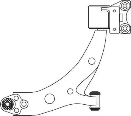 FRAP 4627 - Рычаг подвески колеса autospares.lv