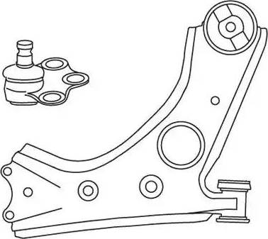 FRAP 3988 - Рычаг подвески колеса autospares.lv