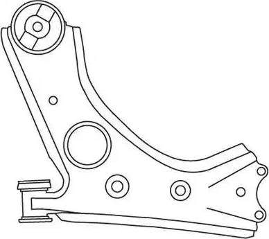 FRAP 3987 - Рычаг подвески колеса autospares.lv