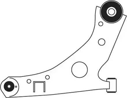 FRAP 3412 - Рычаг подвески колеса autospares.lv