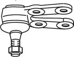 FRAP 3470 - Шаровая опора, несущий / направляющий шарнир autospares.lv