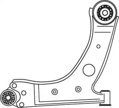 FRAP 3624 - Рычаг подвески колеса autospares.lv