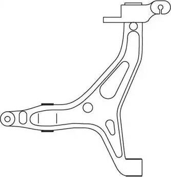 FRAP 3130 - Рычаг подвески колеса autospares.lv