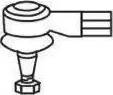 FRAP 3848 - Наконечник рулевой тяги, шарнир autospares.lv