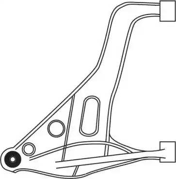 FRAP 3387 - Рычаг подвески колеса autospares.lv