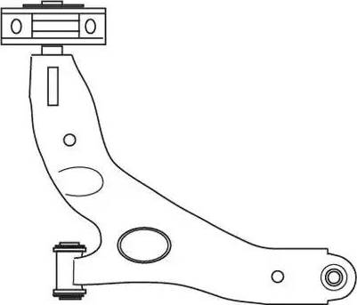 FRAP 2568 - Рычаг подвески колеса autospares.lv