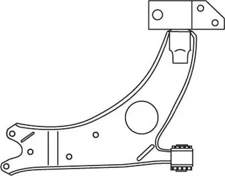 FRAP 4009 - Рычаг подвески колеса autospares.lv