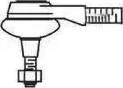 FRAP 717 - Наконечник рулевой тяги, шарнир autospares.lv