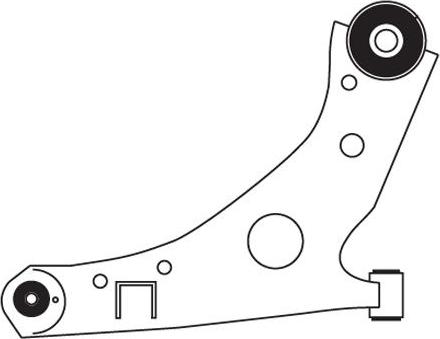 FRAP F3412 - Рычаг подвески колеса autospares.lv