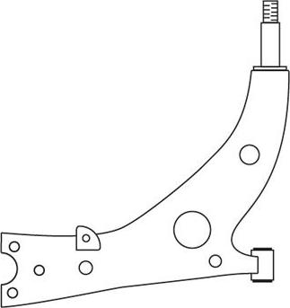 FRAP F3652 - Рычаг подвески колеса autospares.lv