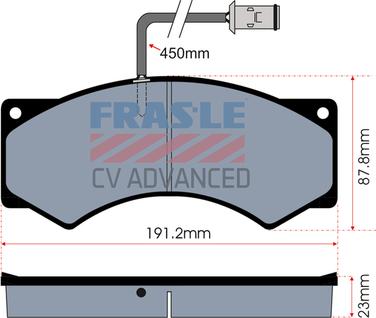 FRAS-LE PD/148-A-CV - Тормозные колодки, дисковые, комплект autospares.lv