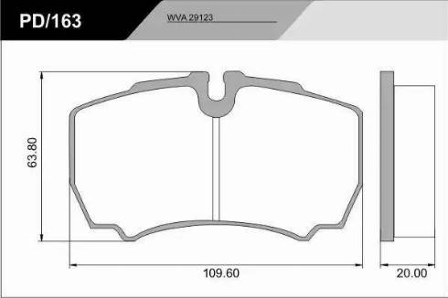 FRAS-LE PD/163_CV Advanced - Тормозные колодки, дисковые, комплект autospares.lv