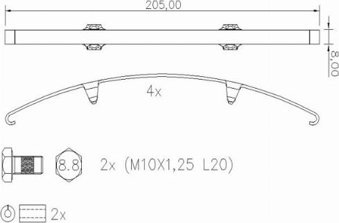 FRAS-LE PD/129-K009 _ HD PRO - Тормозные колодки, дисковые, комплект autospares.lv