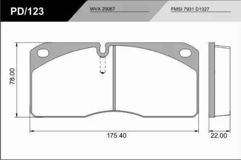 FRAS-LE PD/123_CV Advanced - Тормозные колодки, дисковые, комплект autospares.lv