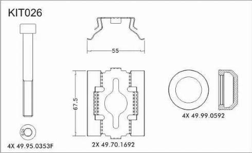 FRAS-LE PD/208-K26_CV Advanced - Тормозные колодки, дисковые, комплект autospares.lv